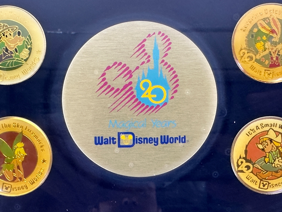 Walt Disney World Pin Set 1991 Commemorating The 20th Anniversary Of Walt Disney World 15 X 12 [Photo 3]