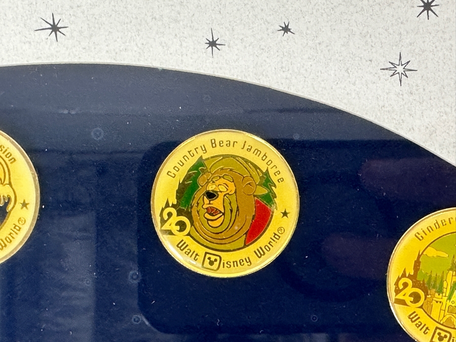 Walt Disney World Pin Set 1991 Commemorating The 20th Anniversary Of Walt Disney World 15 X 12 [Photo 12]