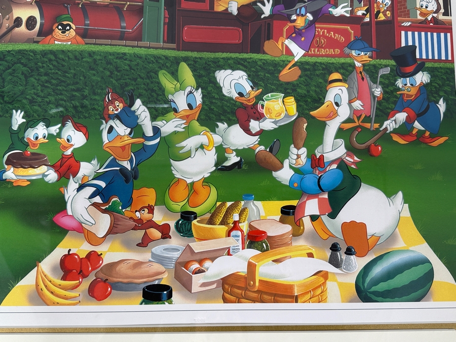 2001 Disneyana Convention Poster Held At Disneyland Hotel By Don Williams 20 X 16 Framed 28 X 32 [Photo 4]