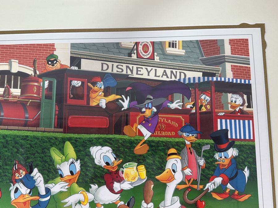 2001 Disneyana Convention Poster Held At Disneyland Hotel By Don Williams 20 X 16 Framed 28 X 32 [Photo 5]