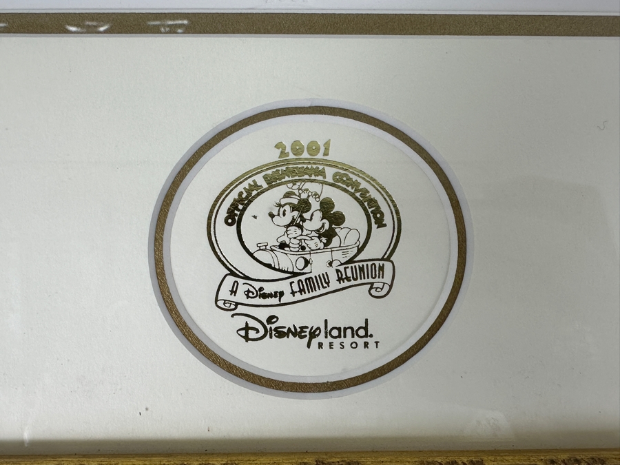 2001 Disneyana Convention Poster Held At Disneyland Hotel By Don Williams 20 X 16 Framed 28 X 32 [Photo 7]