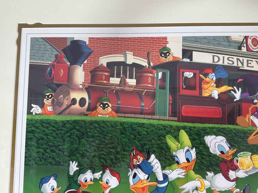 2001 Disneyana Convention Poster Held At Disneyland Hotel By Don Williams 20 X 16 Framed 28 X 32 [Photo 6]