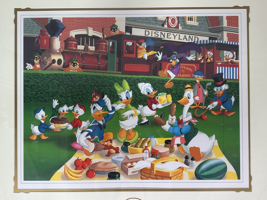 2001 Disneyana Convention Poster Held At Disneyland Hotel By Don Williams 20 X 16 Framed 28 X 32 [Photo 2]