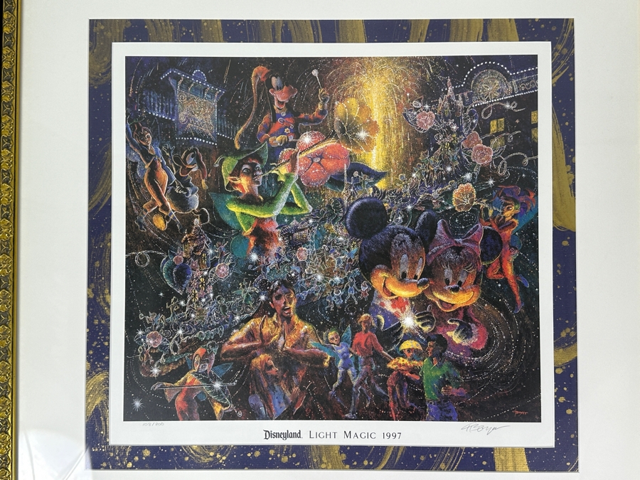 1997 Signed Light Magic Parade Litho By Charles Boyer Signed And Numbered 108 Of 300 17.5 X 16.5 Framed 28.5 X 27