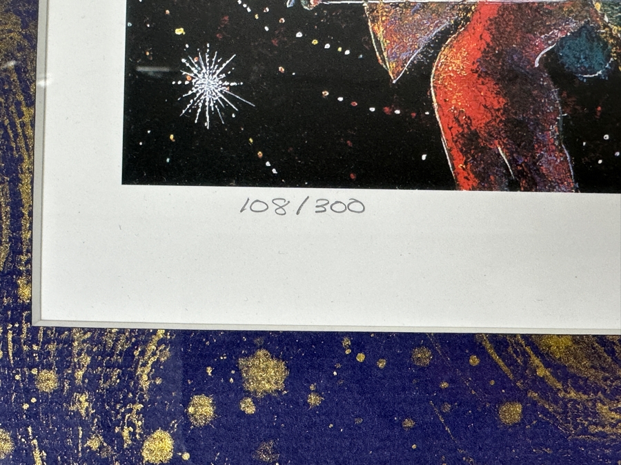 1997 Signed Light Magic Parade Litho By Charles Boyer Signed And Numbered 108 Of 300 17.5 X 16.5 Framed 28.5 X 27 [Photo 5]