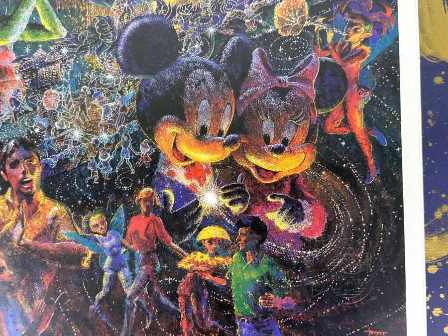 1997 Signed Light Magic Parade Litho By Charles Boyer Signed And Numbered 108 Of 300 17.5 X 16.5 Framed 28.5 X 27 [Photo 9]