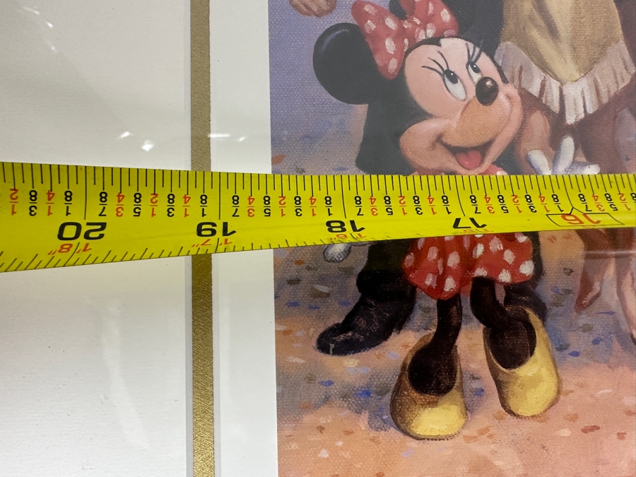 Signed Disneyland '45 Years Of Magic' Charles Boyer Print 2000 Signed Lower Right By Charles Boyer 19 X 22 Framed 29 X 31.5 [Photo 11]