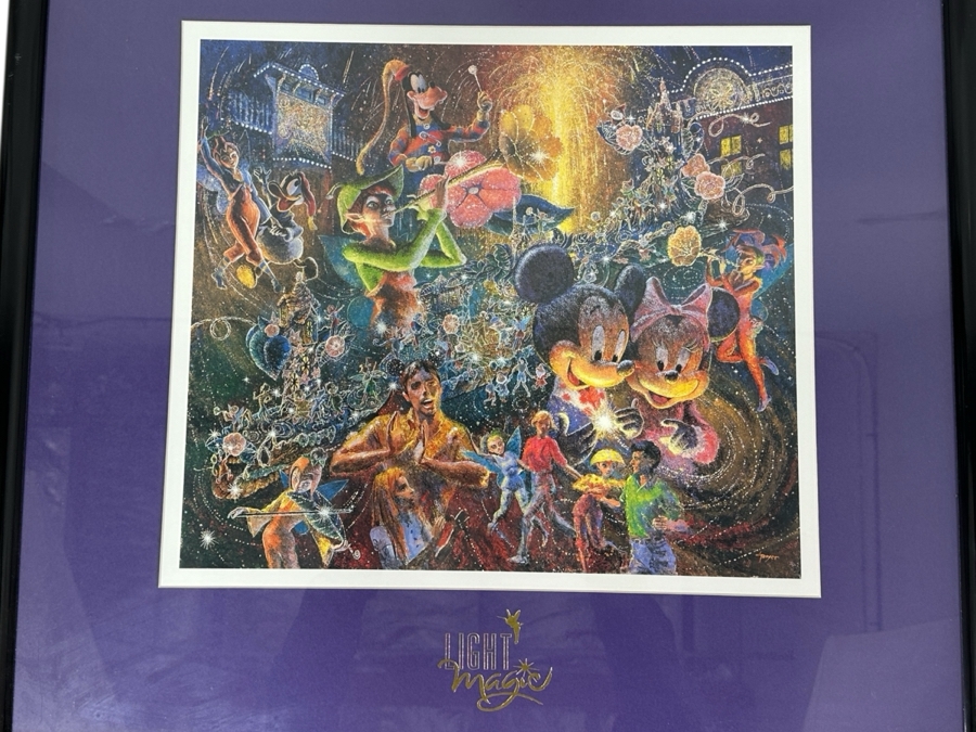 Light Magic Parade Poster By Charles Boyer 1997 Commemorating The Opening Year Framed 28 X 26 [Photo 3]