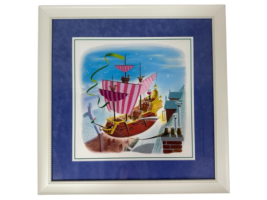 Peter Pan Storybook Print Art From The Children's Storybooks, Little Golden Book Framed 24 X 24 [Photo 2]