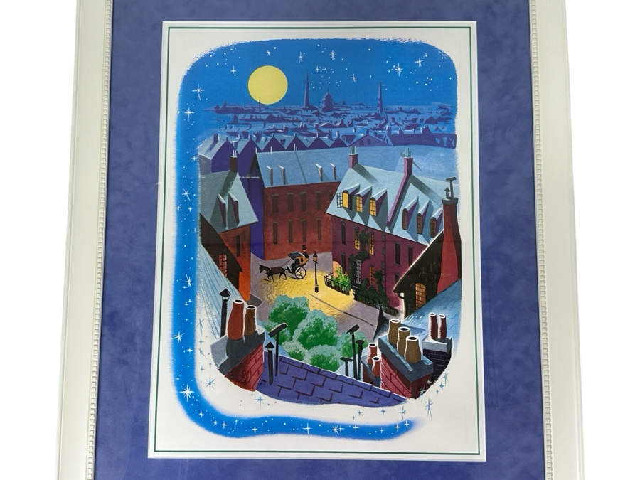 Peter Pan Storybook Print Art From The Children's Storybooks, Little Golden Book Framed 23 X 29