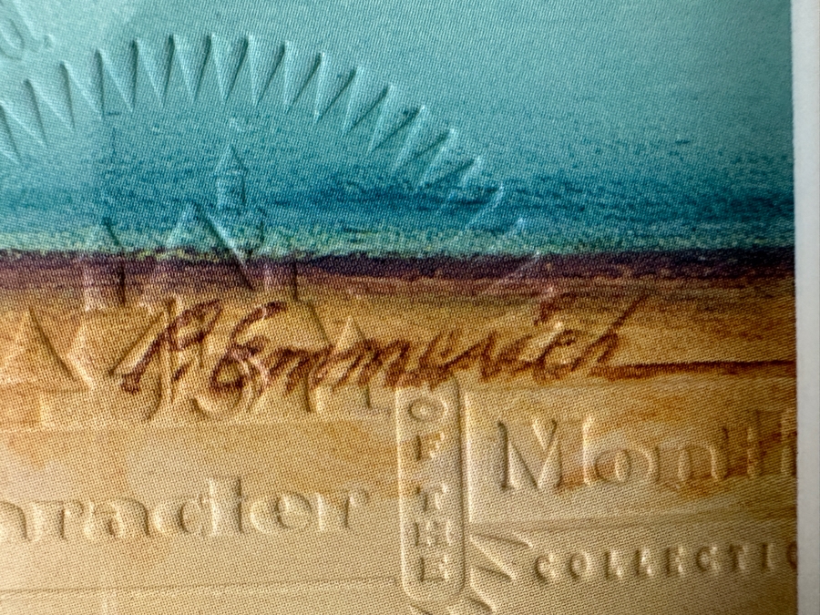 Goofy Lithograph By Peter Emmerick From The 2000 Disneyland Character Of The Month Series 14 X 18 Framed 22.5 X 27 [Photo 8]