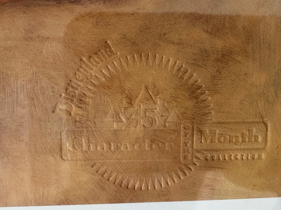 Pluto Lithograph By Peter Emmerick From The 2000 Disneyland Character Of The Month Series 14 X 18 Framed 22.5 X 27 [Photo 6]