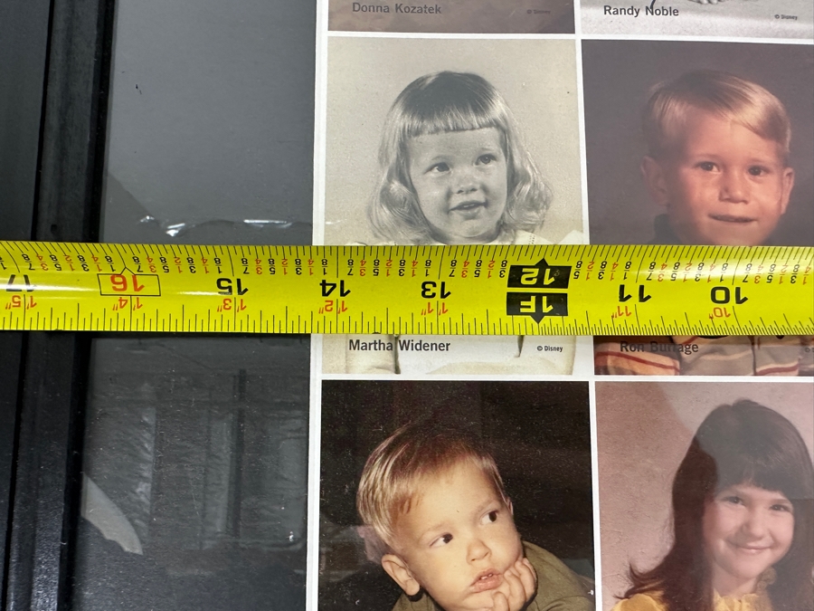 2001 Disneyana Convention Uncut Sheet Trading Cards Set With Front And Back Visible 14 X 19 Framed 23 X 29 [Photo 10]