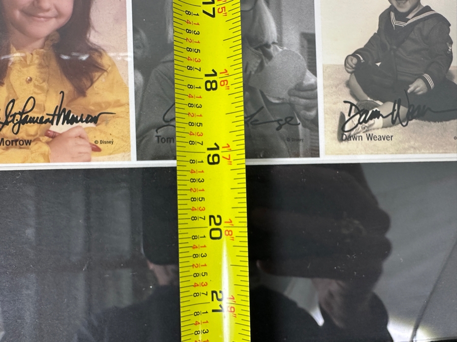 2001 Disneyana Convention Uncut Sheet Trading Cards Set With Front And Back Visible 14 X 19 Framed 23 X 29 [Photo 11]