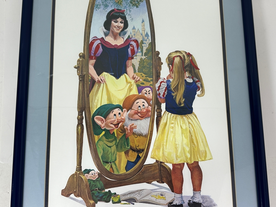 Snow White Poster By Charles Boyer 1987 Cast Member Exclusive 15.5 X 25.5 Framed 21 X 31 [Photo 3]