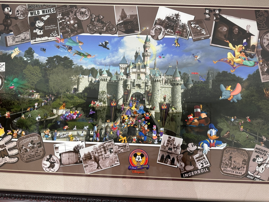 Disneyana Convention Poster - Convention Held At The Disneyland Hotel In 2001 36 X 16 Framed 42 X 23 [Photo 2]
