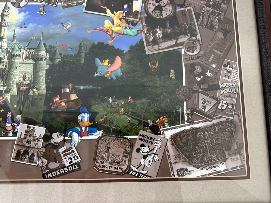 Disneyana Convention Poster - Convention Held At The Disneyland Hotel In 2001 36 X 16 Framed 42 X 23 [Photo 4]