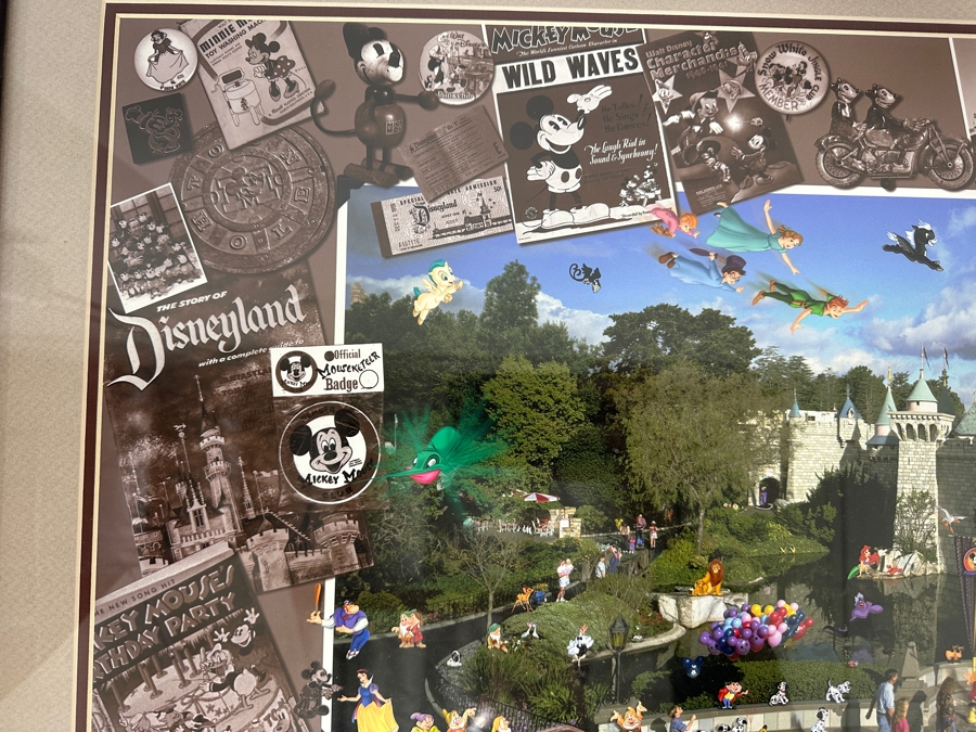 Disneyana Convention Poster - Convention Held At The Disneyland Hotel In 2001 36 X 16 Framed 42 X 23 [Photo 7]