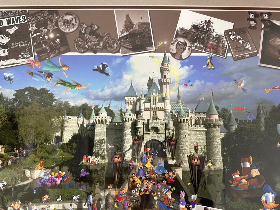 Disneyana Convention Poster - Convention Held At The Disneyland Hotel In 2001 36 X 16 Framed 42 X 23 [Photo 6]