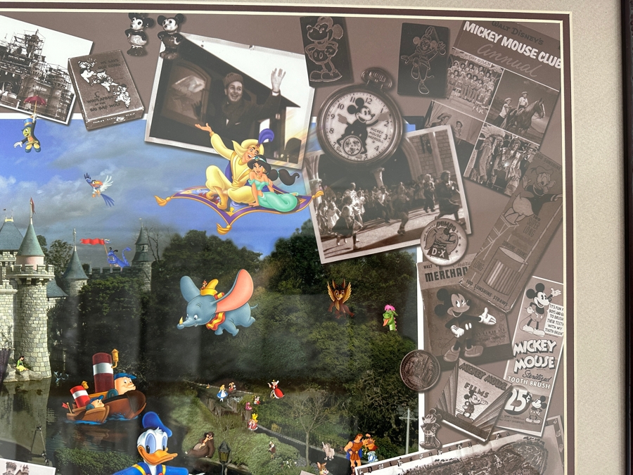 Disneyana Convention Poster - Convention Held At The Disneyland Hotel In 2001 36 X 16 Framed 42 X 23 [Photo 5]