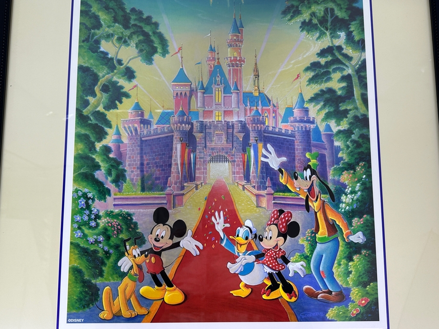 Disneyana Convention Poster - Convention Held At The Disneyland Hotel In 2001 17 X 22.5 Framed 26.5 X 32.5 [Photo 5]