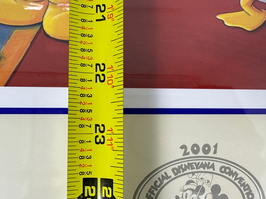 Disneyana Convention Poster - Convention Held At The Disneyland Hotel In 2001 17 X 22.5 Framed 26.5 X 32.5 [Photo 9]