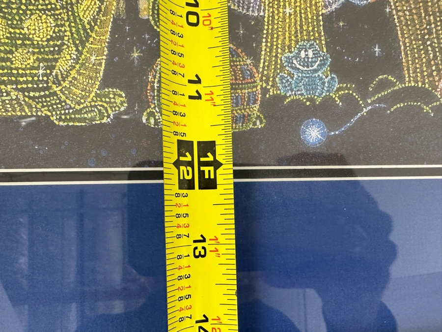 Signed Disneyland Main Street Electrical Parade By Charles Boyer 1996 Hand Signed By Charles Boyer Limited Edition Of 3,000 33 X 12 Framed 40.5 X 20 [Photo 8]