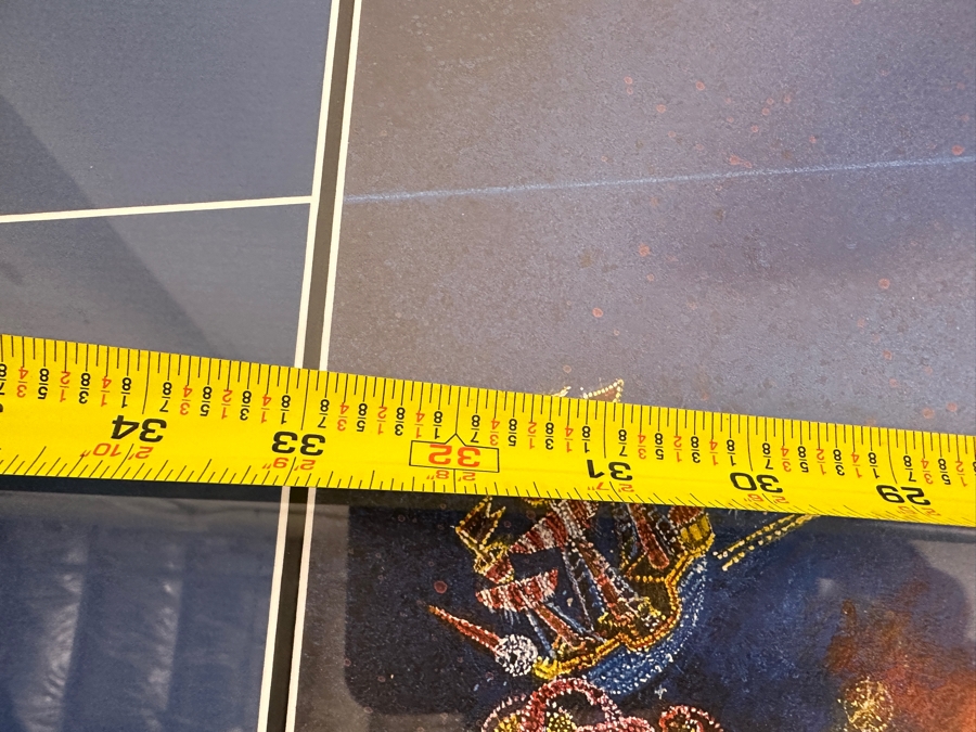 Signed Disneyland Main Street Electrical Parade By Charles Boyer 1996 Hand Signed By Charles Boyer Limited Edition Of 3,000 33 X 12 Framed 40.5 X 20 [Photo 7]