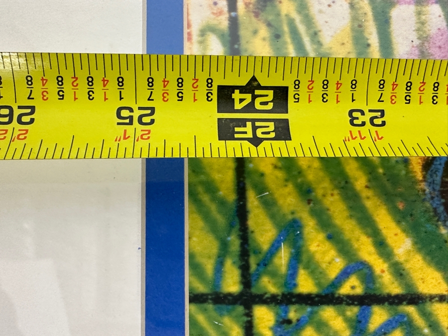 Donald Duck Poster By Dick Duerrstein Framed For Display At The Disneyland Hotel In 2001 25 X 14 Framed 34.5 X 24 [Photo 6]