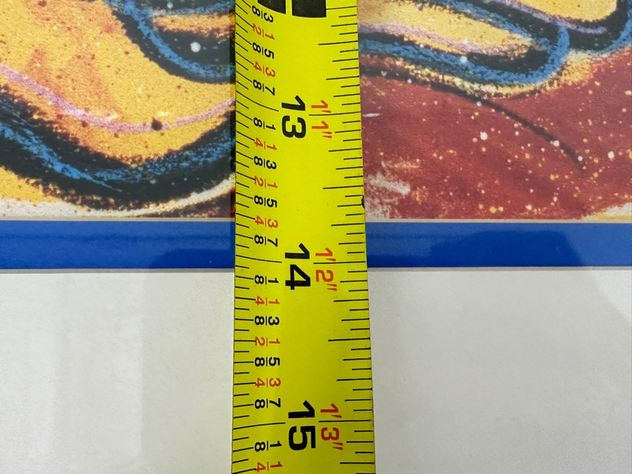 Donald Duck Poster By Dick Duerrstein Framed For Display At The Disneyland Hotel In 2001 25 X 14 Framed 34.5 X 24 [Photo 7]