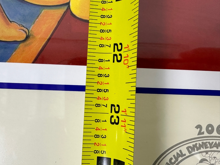 Signed Disneyana Convention Poster By Randy Souders 2001 Hand Signed By Randy Souders 17 X 22.5 Framed 26.5 X 32.5 [Photo 9]