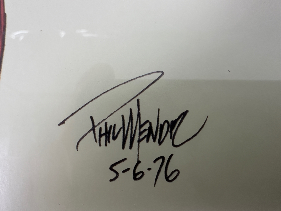 Dumbo Disney Gallery Poster By Phil Mendez 1992 Sold Exclusively At The Disney Gallery At Disneyland Framed 25.5 X 37.5 [Photo 3]