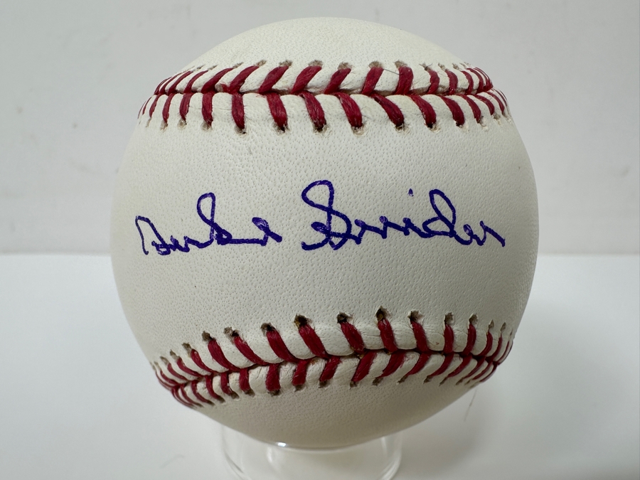 Signed Duke Snider Autographed MLB Baseball With Certificate Of Authenticity (COA) [Photo 3]