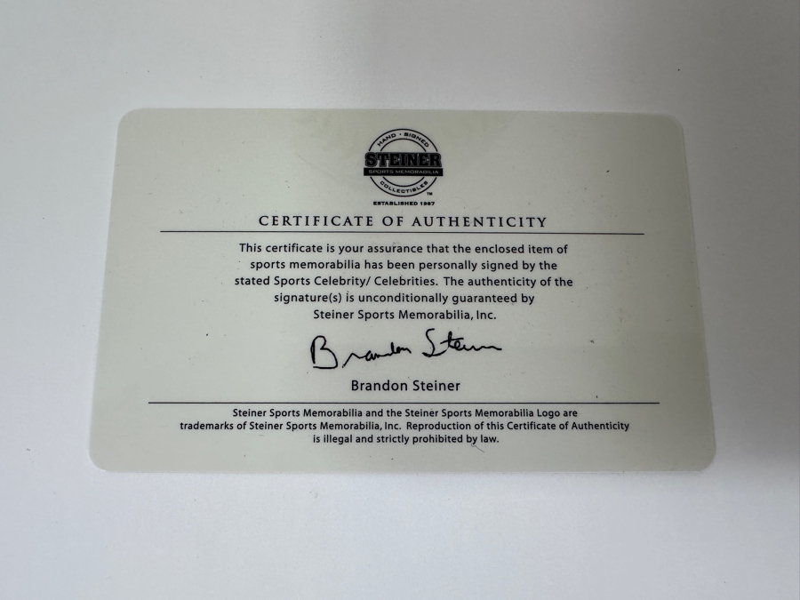 Signed Nolan Ryan Autographed MLB Baseball With Certificate Of Authenticity (COA) [Photo 5]