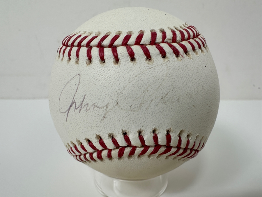 Signed Johnny Podres Autographed MLB Baseball With Certificate Of Authenticity (COA) [Photo 2]