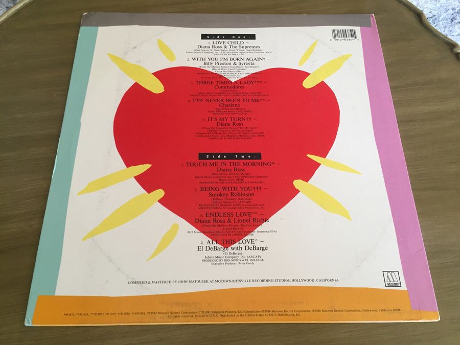 Endless Love: Motown's Greatest Love Songs - Tamla Motown ‎- 5385ML [Photo 2]