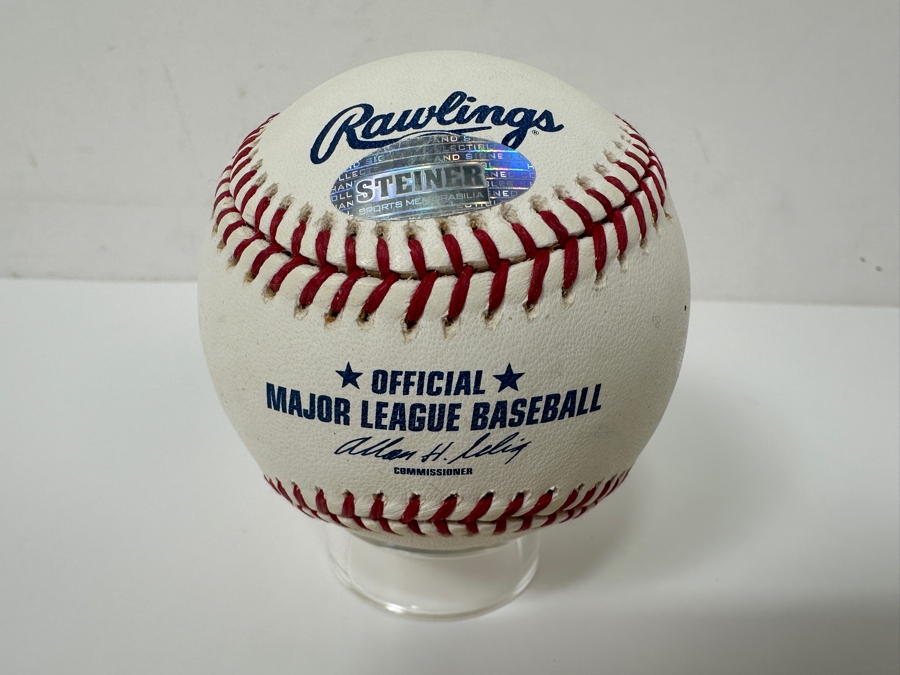 Signed Duke Snider Autographed MLB Baseball With Certificate Of Authenticity (COA) [Photo 6]