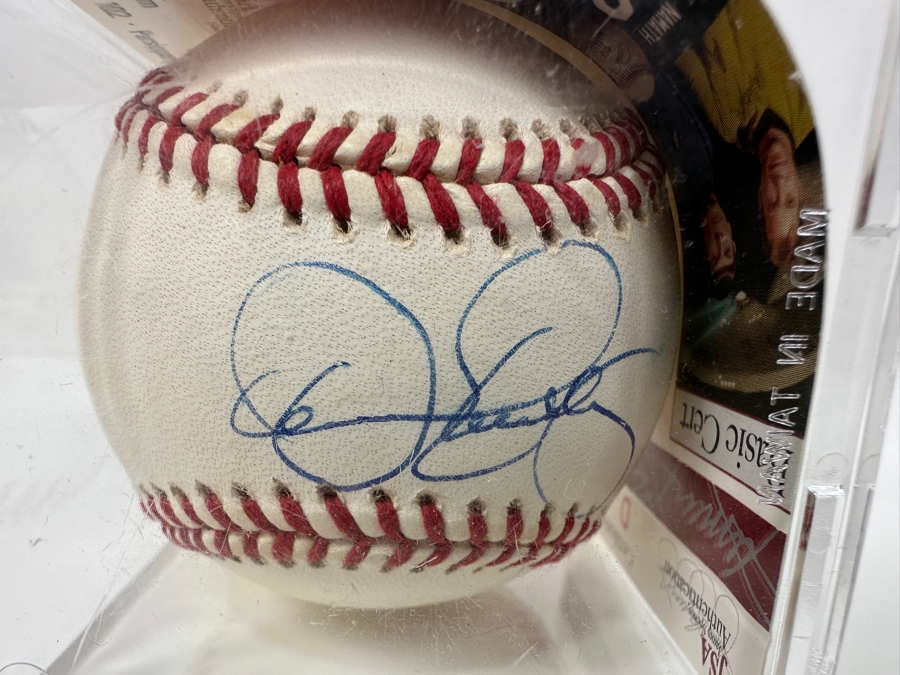 Signed Dennis Eckersley Autographed MLB Baseball With Certificate Of Authenticity (COA) [Photo 2]