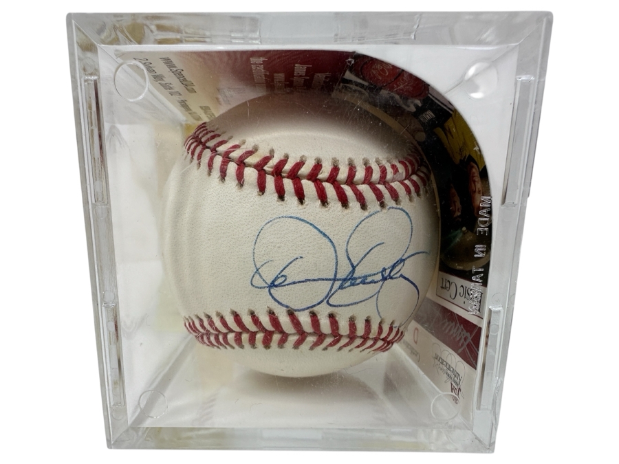 Signed Dennis Eckersley Autographed MLB Baseball With Certificate Of Authenticity (COA)