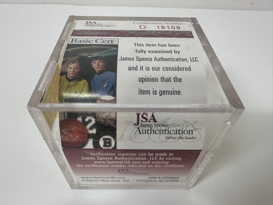 Signed Johnny Bench Autographed MLB Baseball With Certificate Of Authenticity (COA) [Photo 3]