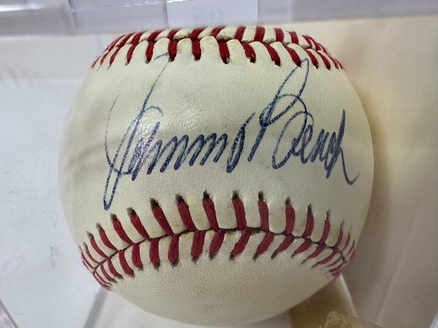 Signed Johnny Bench Autographed MLB Baseball With Certificate Of Authenticity (COA) [Photo 2]