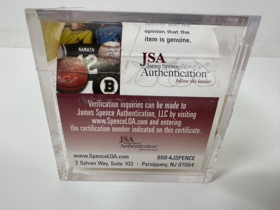 Signed Johnny Bench Autographed MLB Baseball With Certificate Of Authenticity (COA) [Photo 5]