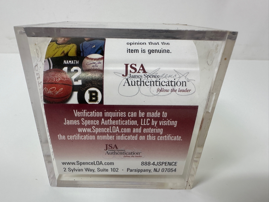 Signed Billy Williams Autographed MLB Baseball With Certificate Of Authenticity (COA) [Photo 5]