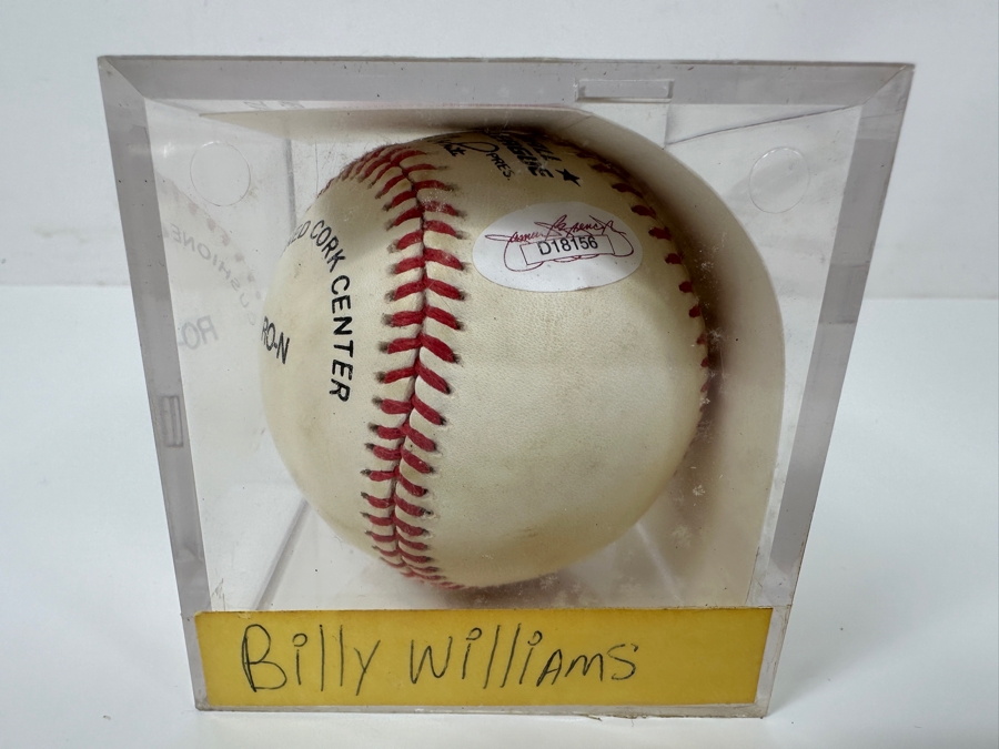 Signed Billy Williams Autographed MLB Baseball With Certificate Of Authenticity (COA) [Photo 6]