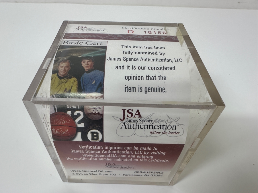 Signed Billy Williams Autographed MLB Baseball With Certificate Of Authenticity (COA) [Photo 3]