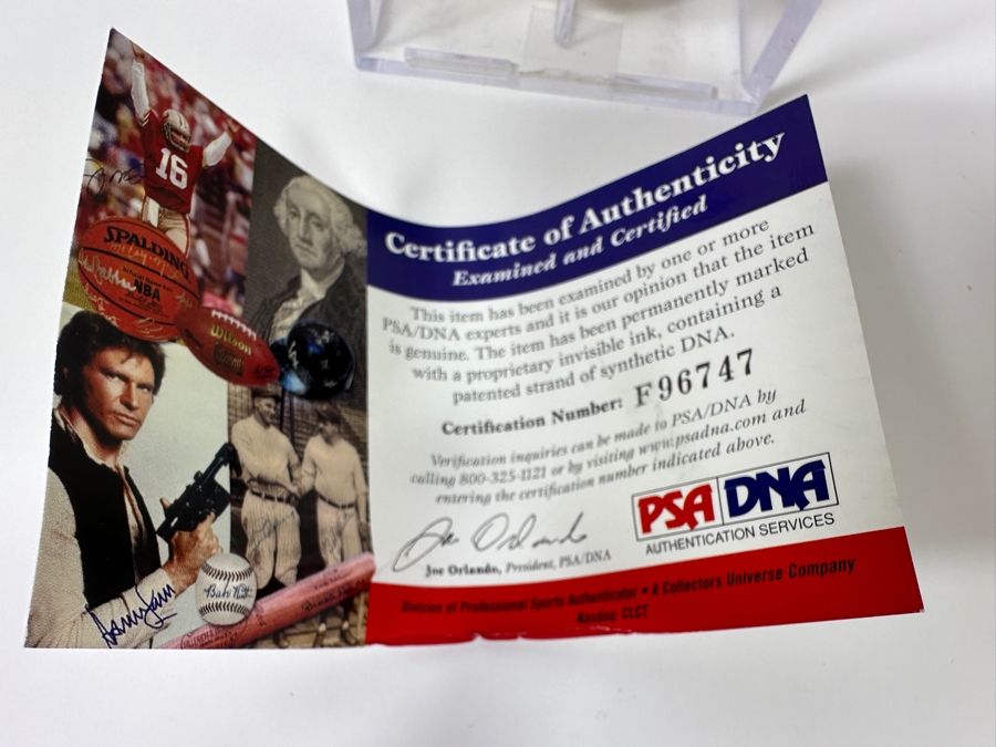 Signed Andrew Jones Autographed MLB Baseball With Certificate Of Authenticity (COA) [Photo 3]