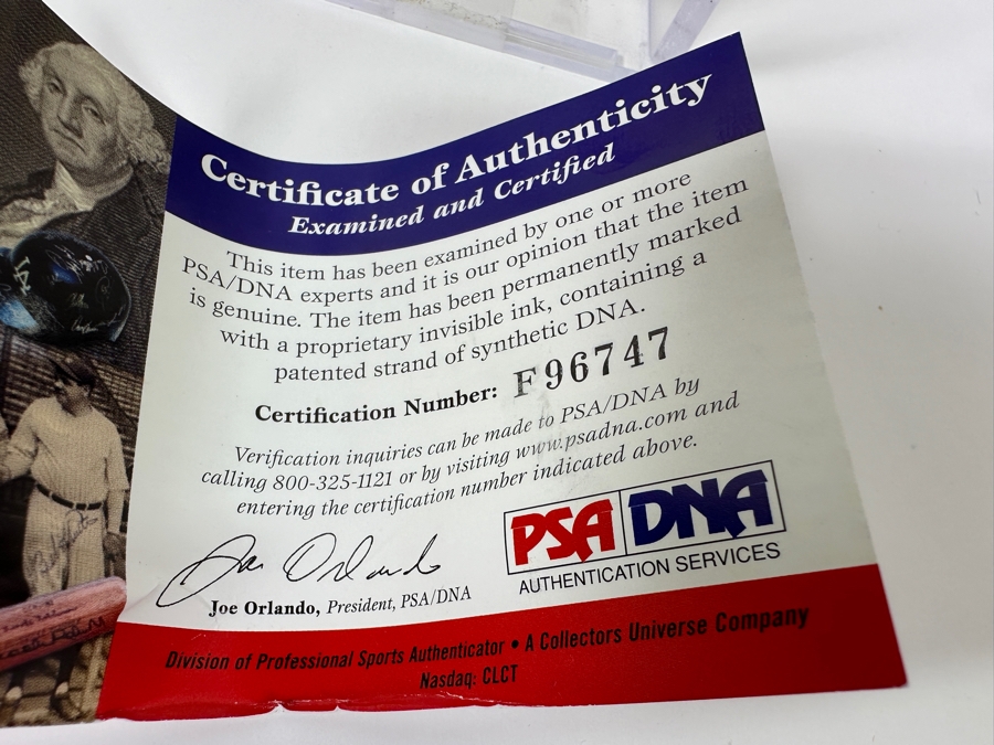 Signed Andrew Jones Autographed MLB Baseball With Certificate Of Authenticity (COA) [Photo 4]