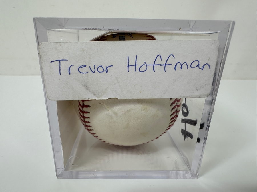 Signed Trevor Hoffman Autographed MLB Baseball With Certificate Of Authenticity (COA) [Photo 3]