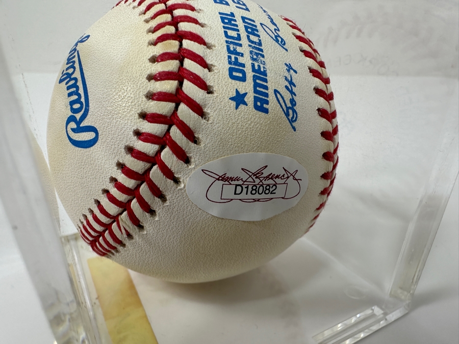 Signed Don Larsen Autographed MLB Baseball With Certificate Of Authenticity (COA) [Photo 5]