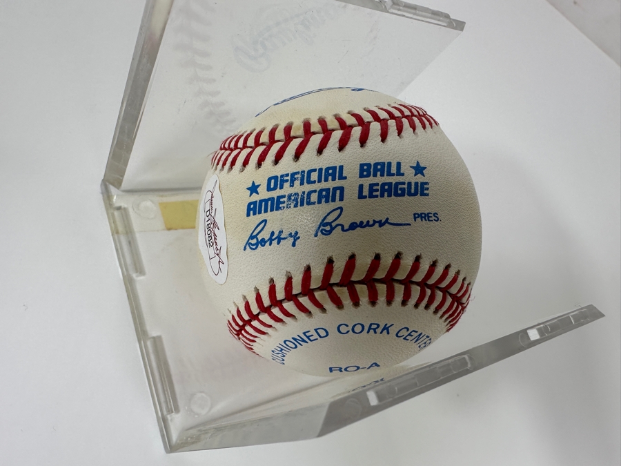 Signed Don Larsen Autographed MLB Baseball With Certificate Of Authenticity (COA) [Photo 6]